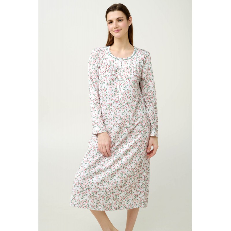 Γυναικείο Φούτερ Νυχτικό με Κουμπιά GREEN FROSTY (23253-GREEN FROSTY) Γυναικείο Φούτερ Νυχτικό με Κουμπιά GREEN FROSTY (23253-GREEN FROSTY)