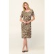 Καλοκαιρινό Φόρεμα Viscose με Μαροκέν Patchwork Μοτίβο GREEN JULIET (22480-GREEN JULIET)