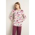Γυναικεία Micromodal Πυτζάμα  με Πατιλέτα MAUVE MISTY (25066-MAUVE MISTY)