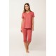 Γυναικεία Πυτζάμα Micromodal με Σούρες PINK CEDAR (24036-PINK CEDAR) Γυναικεία Πυτζάμα Micromodal με Σούρες PINK CEDAR (24036-PINK CEDAR)