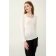 Γυναικείο Micromodal Φανελάκι με Μακρύ Μανίκι CREAM (23816-CREAM)