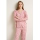 Γυναικεία Κουμπωτή Πυτζάμα Micromodal PINK ZEPHYR (25035-PINK ZEPHYR)