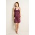 Micromodal Νυχτικό με Δαντέλα MAUVE MISTY (25075-MAUVE MISTY)
