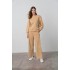Γυναικεία Μονόχρωμη Φούτερ Φόρμα BEIGE (25991-BEIGE)