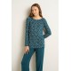 Γυναικεία Micromodal Πυτζάμα με Πατιλετα GREEN ATLANTIC (25144-GREEN ATLANTIC) Γυναικεία Micromodal Πυτζάμα με Πατιλετα GREEN ATLANTIC (25144-GREEN ATLANTIC)