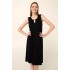 Μονόχρωμο Αμάνικο Καλοκαιρινό Φόρεμα BLACK (22513-BLACK)