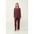 Γυναικεία Πουά Πυτζάμα Micromodal με Πατιλέτα RED WINDSOR (23030-RED WINDSOR)