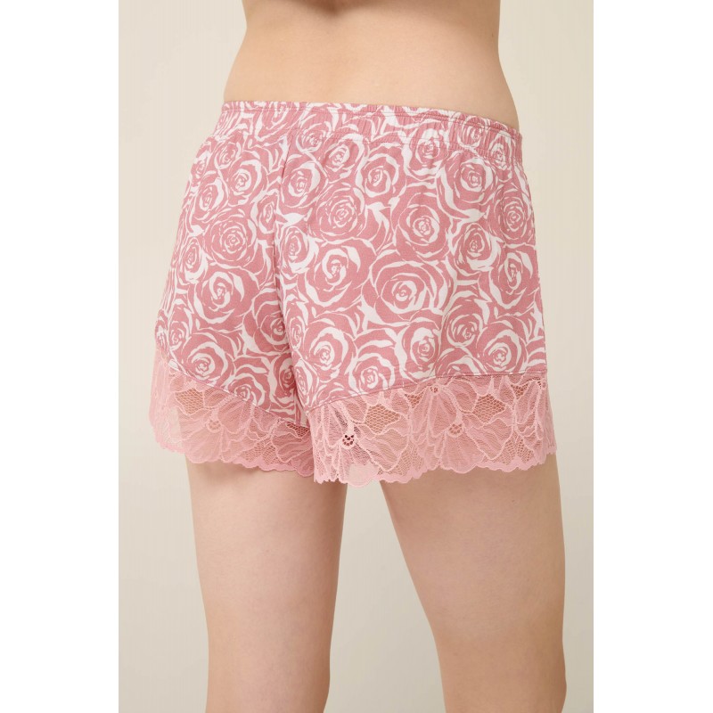 Micromodal Cheeky Σορτσάκι με Δαντέλα PINK BLUSH (22813-PINK BLUSH)