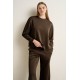 Γυναικεία Viscose Μπλούζα με Μακρύ Μανίκι BROWN (25161-BROWN) Γυναικεία Viscose Μπλούζα με Μακρύ Μανίκι BROWN (25161-BROWN)