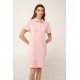 Γυναικείο Pique Πόλο Φόρεμα PINK SILVER (24818-PINK SILVER)