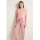 Γυναικεία Πυτζάμa Micromodal με Μανσέτες PINK ZEPHYR (25034-PINK ZEPHYR)