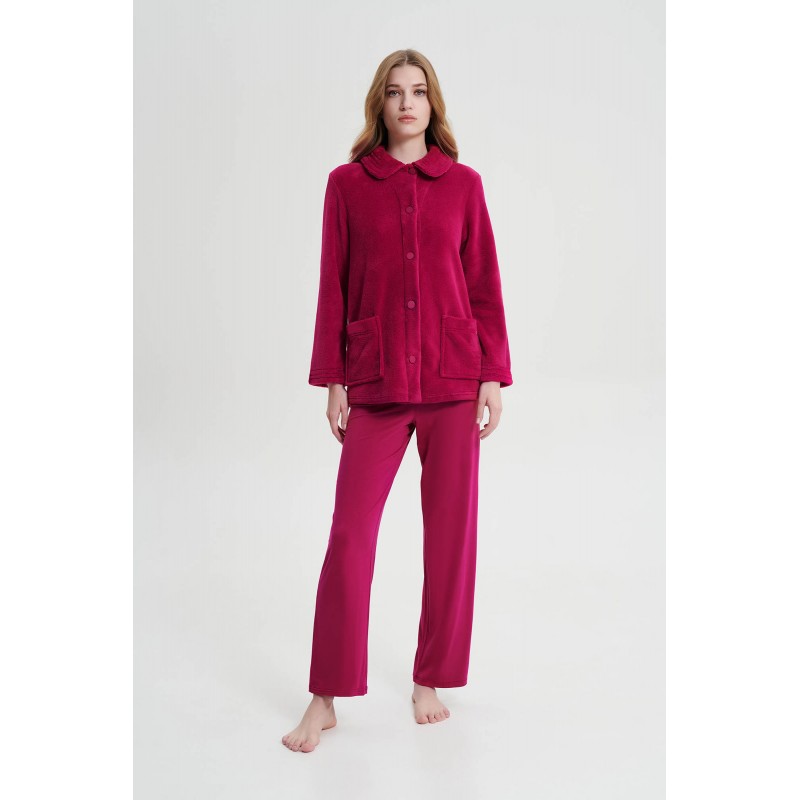 Μονόχρωμη Κουμπωτή Ρόμπα FUCHSIA BERRY (19215-FUCHSIA BERRY) Μονόχρωμη Κουμπωτή Ρόμπα FUCHSIA BERRY (19215-FUCHSIA BERRY)