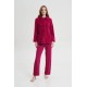 Μονόχρωμη Κουμπωτή Ρόμπα FUCHSIA BERRY (19215-FUCHSIA BERRY) Μονόχρωμη Κουμπωτή Ρόμπα FUCHSIA BERRY (19215-FUCHSIA BERRY)