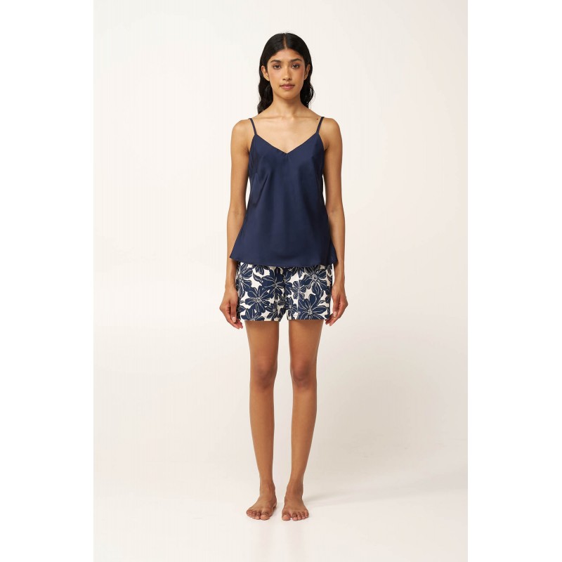 Baby Doll με Σατέν Τοπ BLUE BLAZER (24107-BLUE BLAZER)