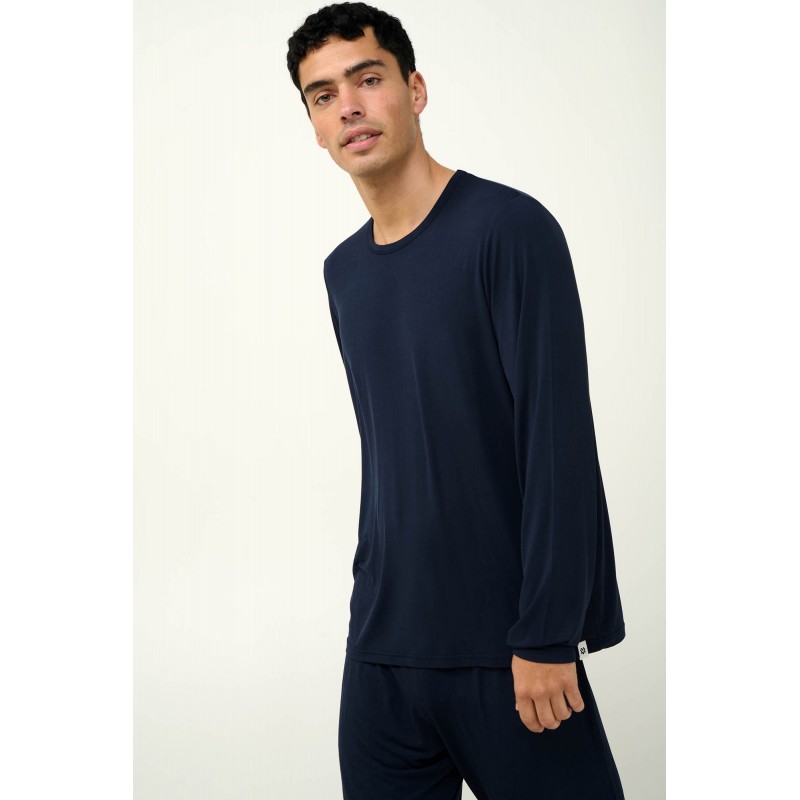 Ανδρική Πυτζάμα Micromodal με Μανσέτες BLUE BLAZER (23850-BLUE BLAZER) Ανδρική Πυτζάμα Micromodal με Μανσέτες BLUE BLAZER (23850-BLUE BLAZER)