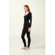 Μονόχρωμο Micromodal Κορμάκι BLACK (23819-BLACK)