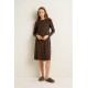 Micromodal Νυχτικό με Μακριά Μανίκια BROWN MUSE (25051-BROWN MUSE)