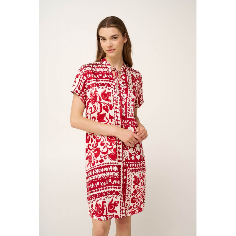 Καλοκαιρινό Φόρεμα από Ποπλίνα RED BERRY (24395-RED BERRY) Καλοκαιρινό Φόρεμα από Ποπλίνα RED BERRY (24395-RED BERRY)