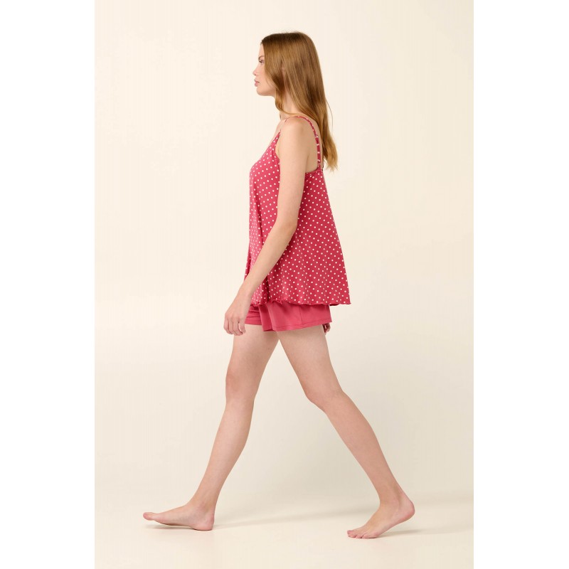 Micromodal Babydoll σε Χαλαρή Γραμμή ROSE TAUPE (22076-ROSE TAUPE)