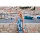 Εμπριμέ Αμάνικο Φόρεμα BLUE MAUI (18528-BLUE MAUI)