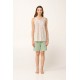 Γυναικεία Cotton-Modal Πυτζάμα με Πατιλέτα MINT GRAY (24074-MINT GRAY)