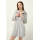 Γυναικεία Fleece Ρόμπα με Φερμουάρ GRAY SILVER (23282-GRAY SILVER) Γυναικεία Fleece Ρόμπα με Φερμουάρ GRAY SILVER (23282-GRAY SILVER)