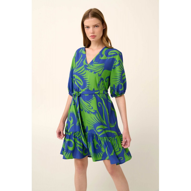 Καλοκαιρινό Φόρεμα από Ποπλίνα GREEN JOLLY (22420-GREEN JOLLY) Καλοκαιρινό Φόρεμα από Ποπλίνα GREEN JOLLY (22420-GREEN JOLLY)