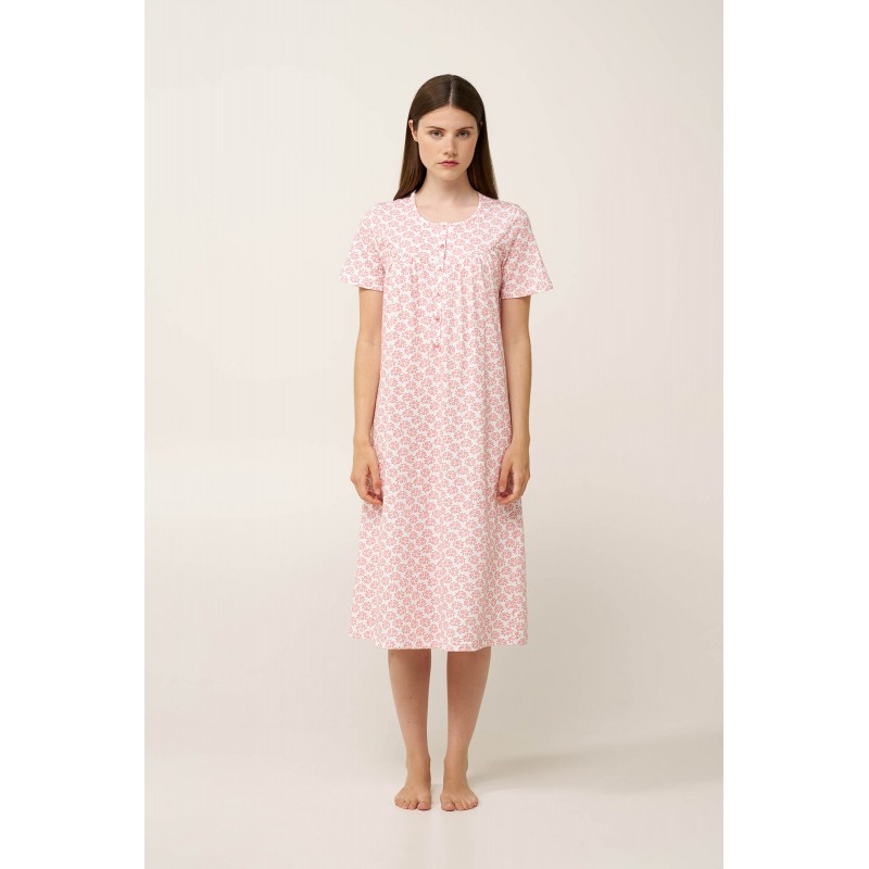 Βαμβακερό Νυχτικό με Πατιλέτα PINK GLOW (24329-PINK GLOW) Βαμβακερό Νυχτικό με Πατιλέτα PINK GLOW (24329-PINK GLOW)