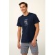 Βαμβακερή Ανδρική Πυτζάμα με Τύπωμα BLUE (22673-BLUE) Βαμβακερή Ανδρική Πυτζάμα με Τύπωμα BLUE (22673-BLUE)