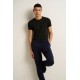 Ανδρικό Βαμβακερό Φούτερ  Jogger Παντελόνι BLUE (25185-BLUE)