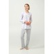 Γυναικεία Φούτερ Κουμπωτή Πυτζάμα GRAY SILVER (23292-GRAY SILVER) Γυναικεία Φούτερ Κουμπωτή Πυτζάμα GRAY SILVER (23292-GRAY SILVER)