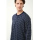 Ανδρικές Πυτζάμες από Βαμβάκι BLUE (21688-BLUE)