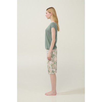Γυναικεία Καλοκαιρινή Πυτζάμα Micromodal BLUE MATCHA (22915-BLUE MATCHA)