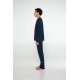 Πυτζάμα με Μακρύ Μανίκι BLUE OXFORD (19920-BLUE OXFORD) Πυτζάμα με Μακρύ Μανίκι BLUE OXFORD (19920-BLUE OXFORD)