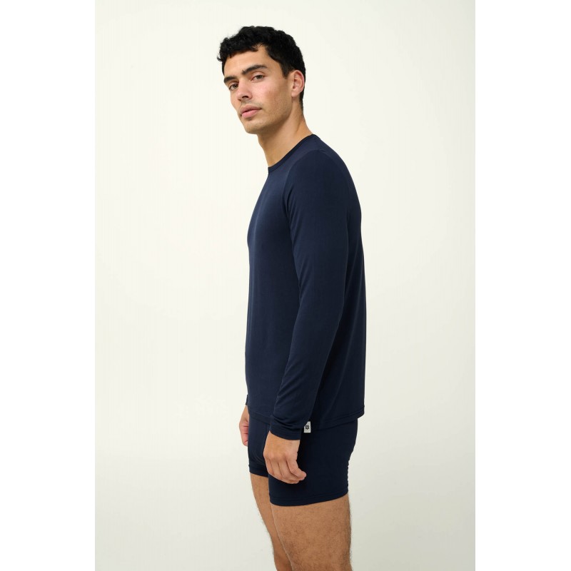 Ανδρικό Φανελάκι Micromodal με Μακρύ Μανίκι BLUE BLAZER (23854-BLUE BLAZER)