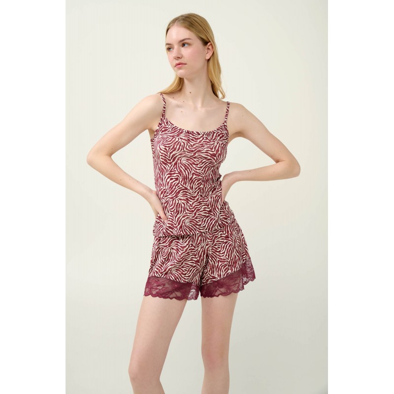 Γυναικείο Micromodal Φανελάκι με Τιράντες RED WINDSOR (23803-RED WINDSOR)