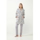 Σταυρωτή Fleece Ρόμπα με Λαγουδάκια LIGHT GRAY (21462-LIGHT GRAY) Σταυρωτή Fleece Ρόμπα με Λαγουδάκια LIGHT GRAY (21462-LIGHT GRAY)