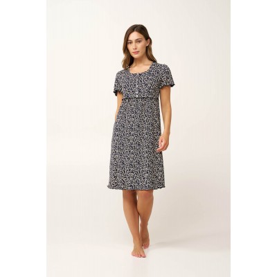 Micromodal Νυχτικό Εκγυμοσύνης και Θηλασμού BLUE BLAZER (24114-BLUE BLAZER)