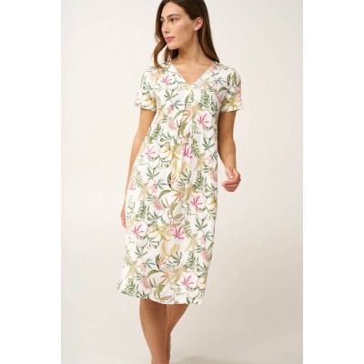 Νυχτικό Micromodal με Πιέτα GREEN LODEN (24154-GREEN LODEN)