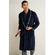 Ανδρική Fleece Σταυρωτή Μακριά Ρόμπα BLUE (25666-BLUE) Ανδρική Fleece Σταυρωτή Μακριά Ρόμπα BLUE (25666-BLUE)