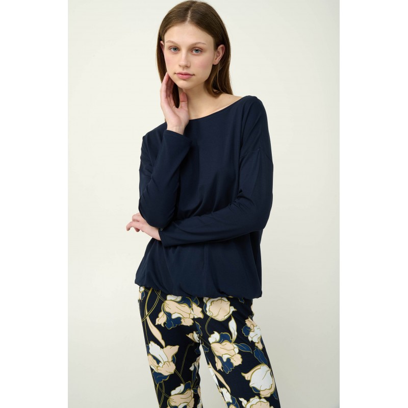 Γυναικεία Πυτζάμα Viscose με Φλοράλ Παντελόνι BLUE (23110-BLUE) Γυναικεία Πυτζάμα Viscose με Φλοράλ Παντελόνι BLUE (23110-BLUE)
