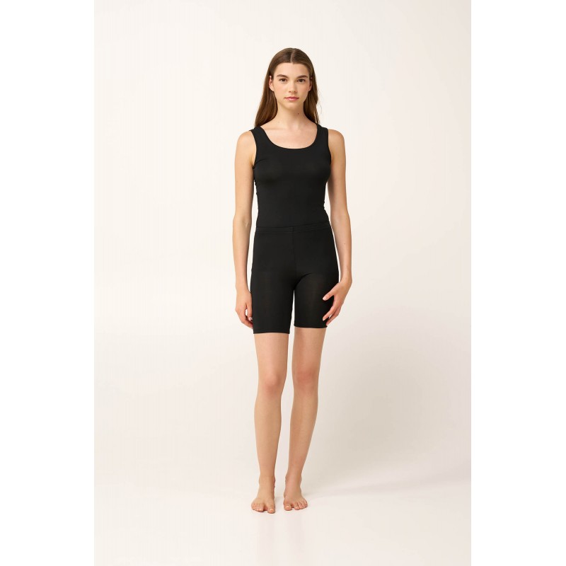 Γυναικείο Αμάνικο Φανελάκι Micromodal BLACK (24172-BLACK)