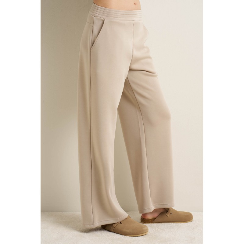 Γυναικείο Φαρδύ Παντελόνι Viscose BEIGE SOLEIL (25164-BEIGE SOLEIL) Γυναικείο Φαρδύ Παντελόνι Viscose BEIGE SOLEIL (25164-BEIGE SOLEIL)