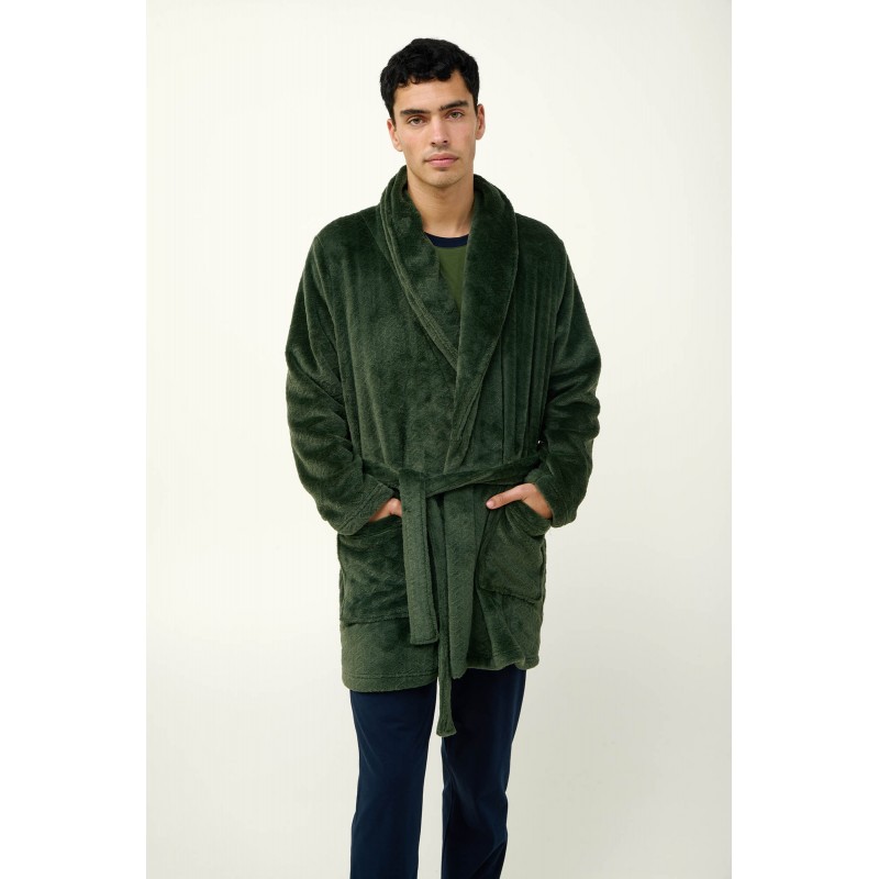 Ανδρική Σταυρωτή Ρόμπα Fleece GREEN MOUNTAIN (23646-GREEN MOUNTAIN) Ανδρική Σταυρωτή Ρόμπα Fleece GREEN MOUNTAIN (23646-GREEN MOUNTAIN)