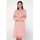Νυχτικό Micromodal με Πατιλέτα και Δαντέλα PINK BLUSH (23965-PINK BLUSH)
