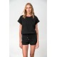 Μονόχρωμο Κοντό Παντελόνι BLACK (18347-BLACK)