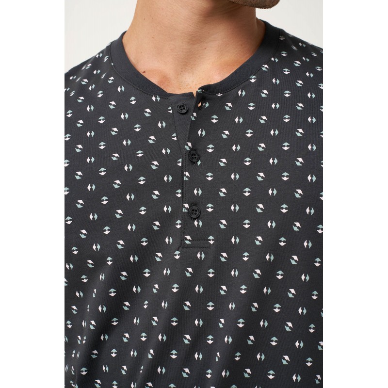 Ανδρική Καλοκαιρινή Πυτζάμα με Πατιλέτα DARK GRAY (24681-DARK GRAY) Ανδρική Καλοκαιρινή Πυτζάμα με Πατιλέτα DARK GRAY (24681-DARK GRAY)