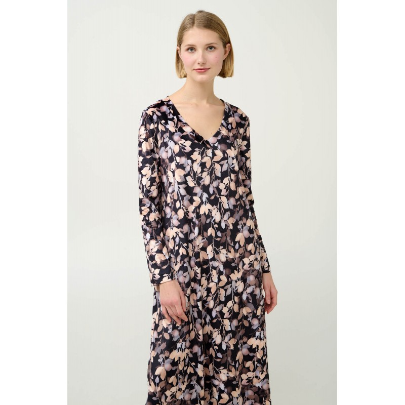 Γυναικείο Φλοράλ Φόρεμα Velvet BLACK (23080-BLACK) Γυναικείο Φλοράλ Φόρεμα Velvet BLACK (23080-BLACK)