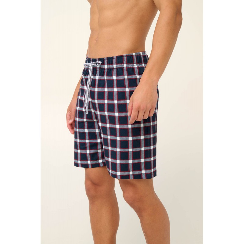 Βαμβακερό Ανδρικό Παντελόνι Καρό BLUE (22654-BLUE)