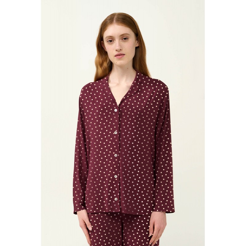 Γυναικεία Πυτζάμα Micromodal με Κουμπιά RED WINDSOR (23035-RED WINDSOR) Γυναικεία Πυτζάμα Micromodal με Κουμπιά RED WINDSOR (23035-RED WINDSOR)